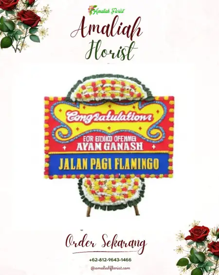 Sewa Papan Bunga Gedung Meneng Baru